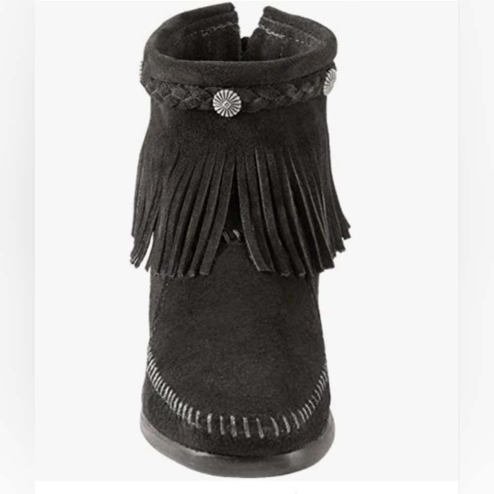 MINNETONKA BACK ZIP BOOTS - Picture 2 of 6